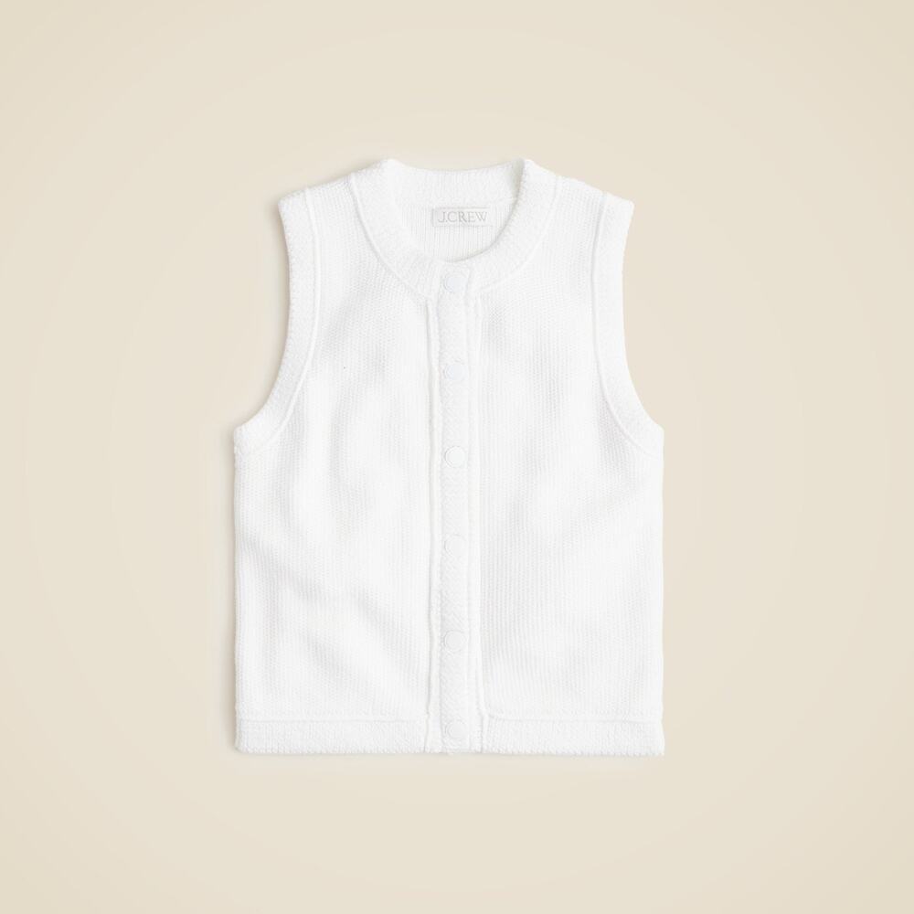 J Crew Cropped button-up sweater shell Size - XS